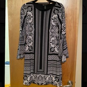 Black and white dress